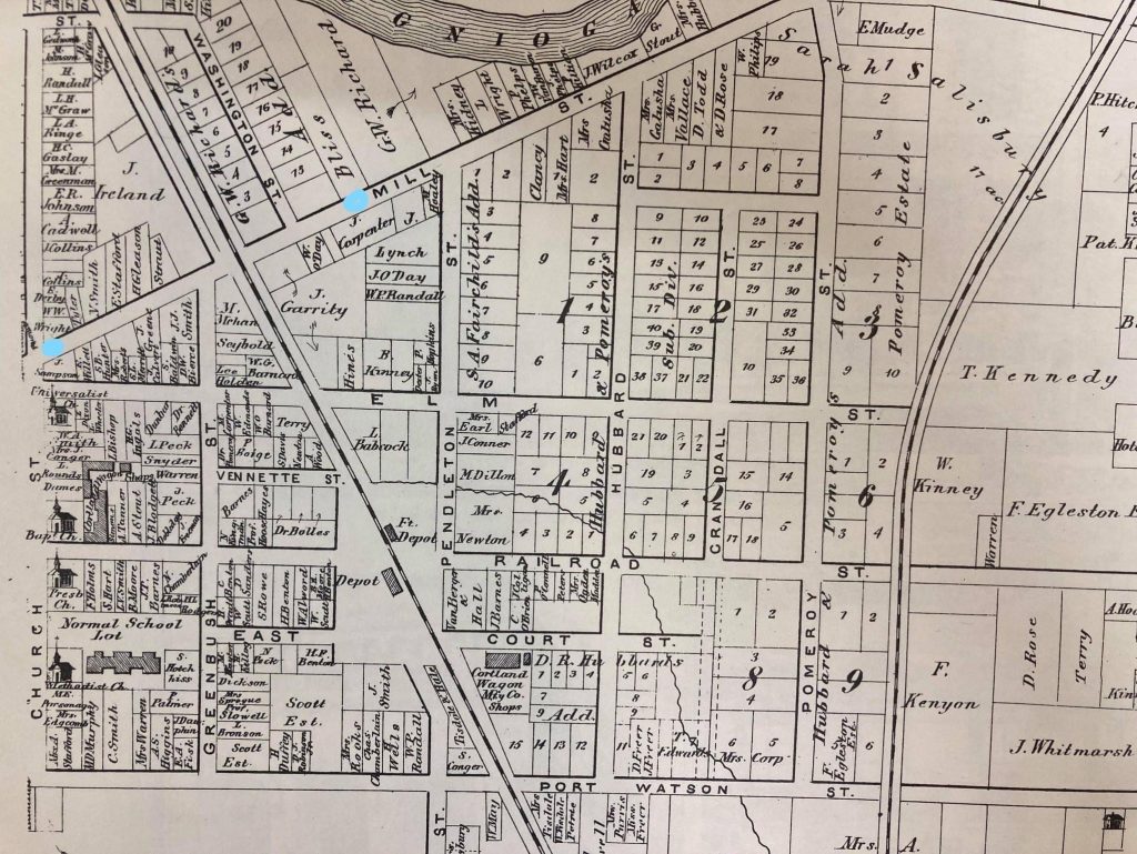 Streets of Cortland Clinton Avenue Cortland County Historical Society